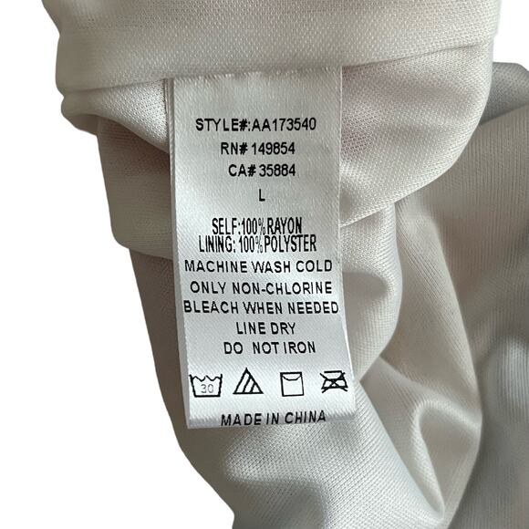 Sadie & Sage Summer Beach Resort Striped Wide Leg Pants Coral Blue Size Large - Picture 8 of 8